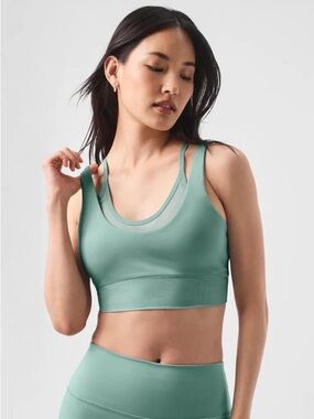 ALO (SET) | S | Airlift Double Trouble bra/ High Waist Alo Yoga Moto Leggings